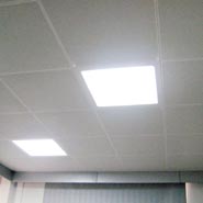 Office Ceiling Repaired with Replacement Tiles